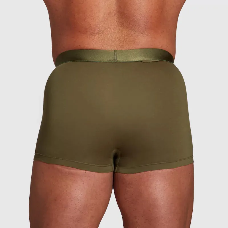 ALPHX Comfort Class Trunk - Athletic Fit - Moss Green | ALPHX.com