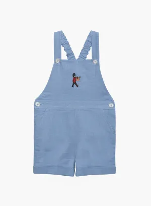 Baby Atticus Bib Shorts in French Blue Guardsman