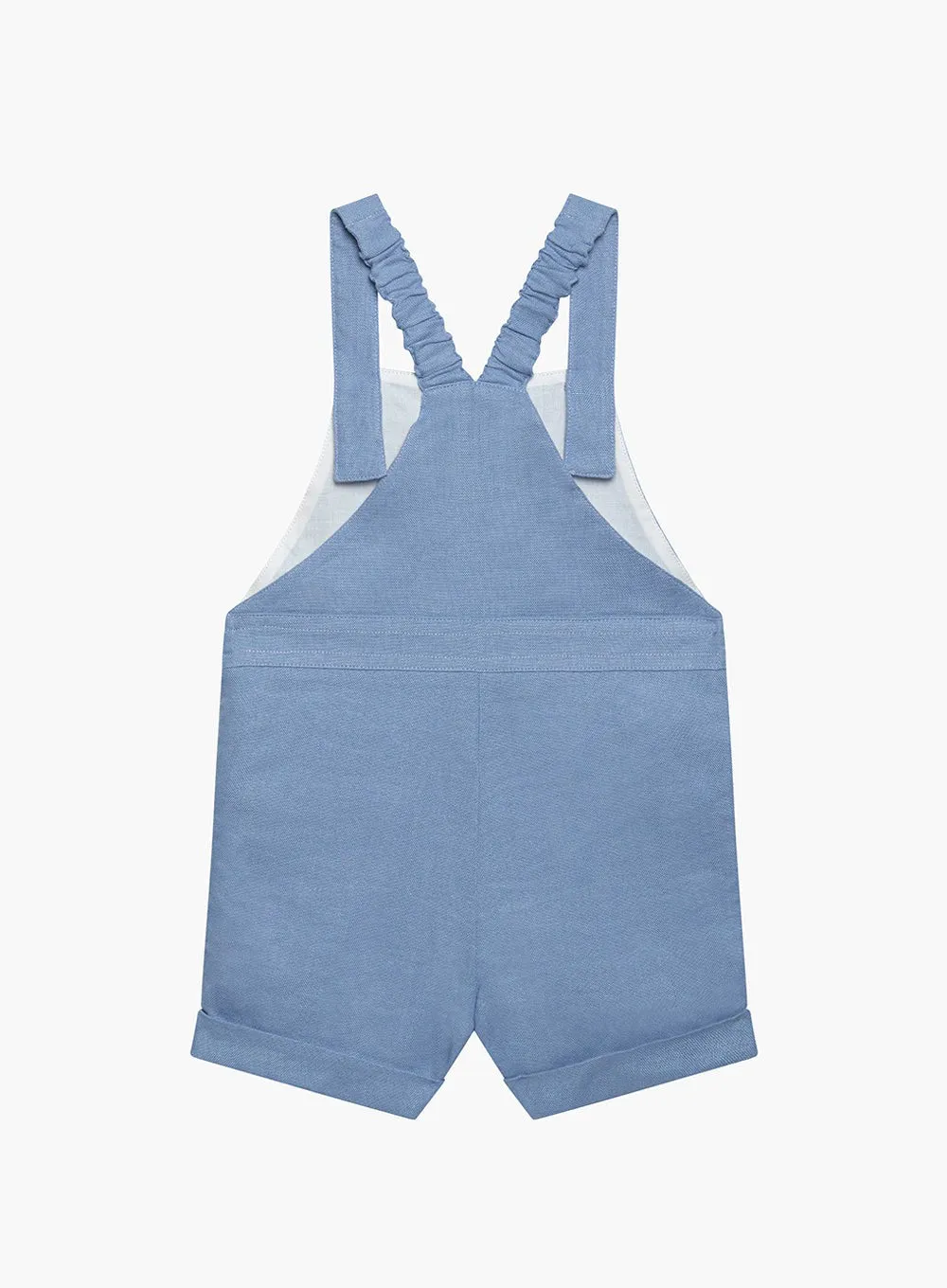 Baby Atticus Bib Shorts in French Blue Guardsman