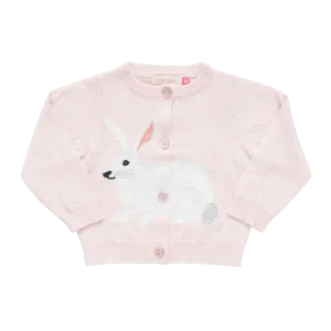 Baby Girls Rabbit Sweater - Light Pink