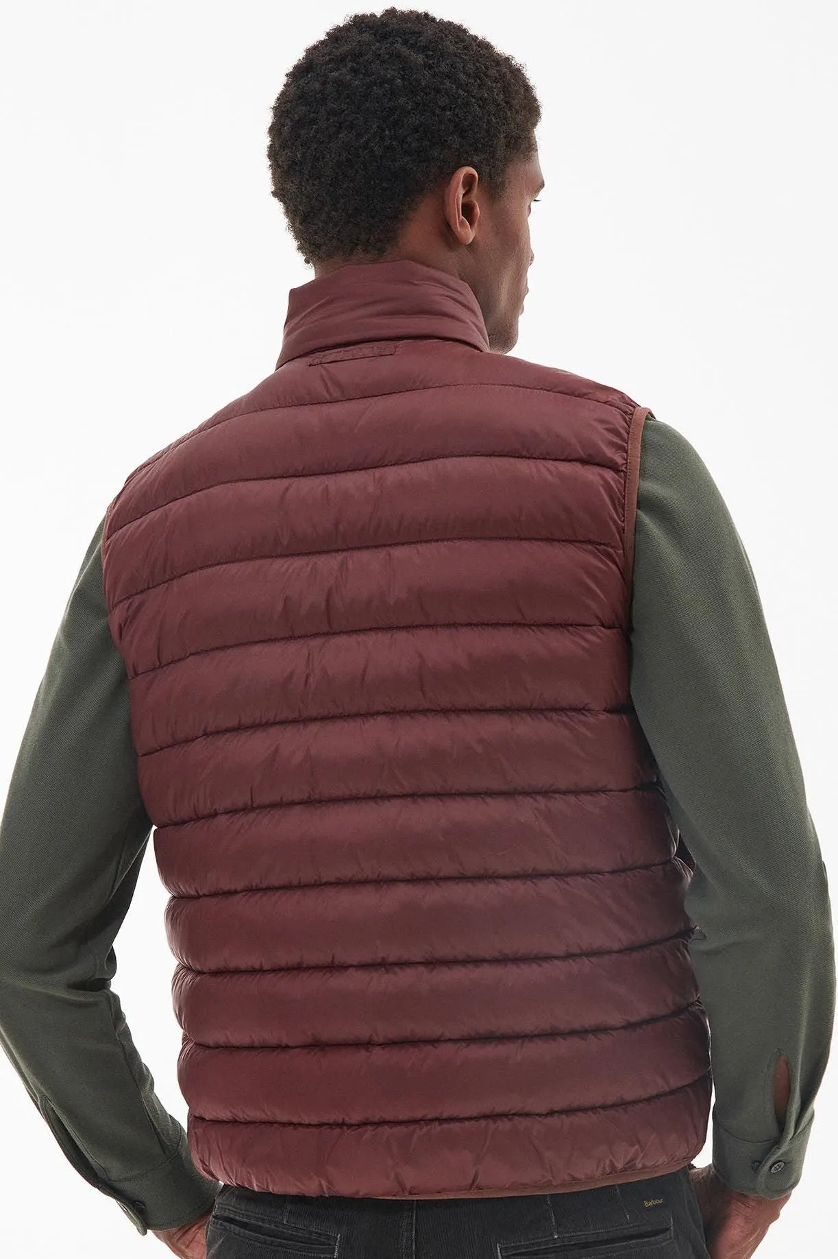 Barbour Gilet Bretby in Maroon Truffle  MGI0024BR71