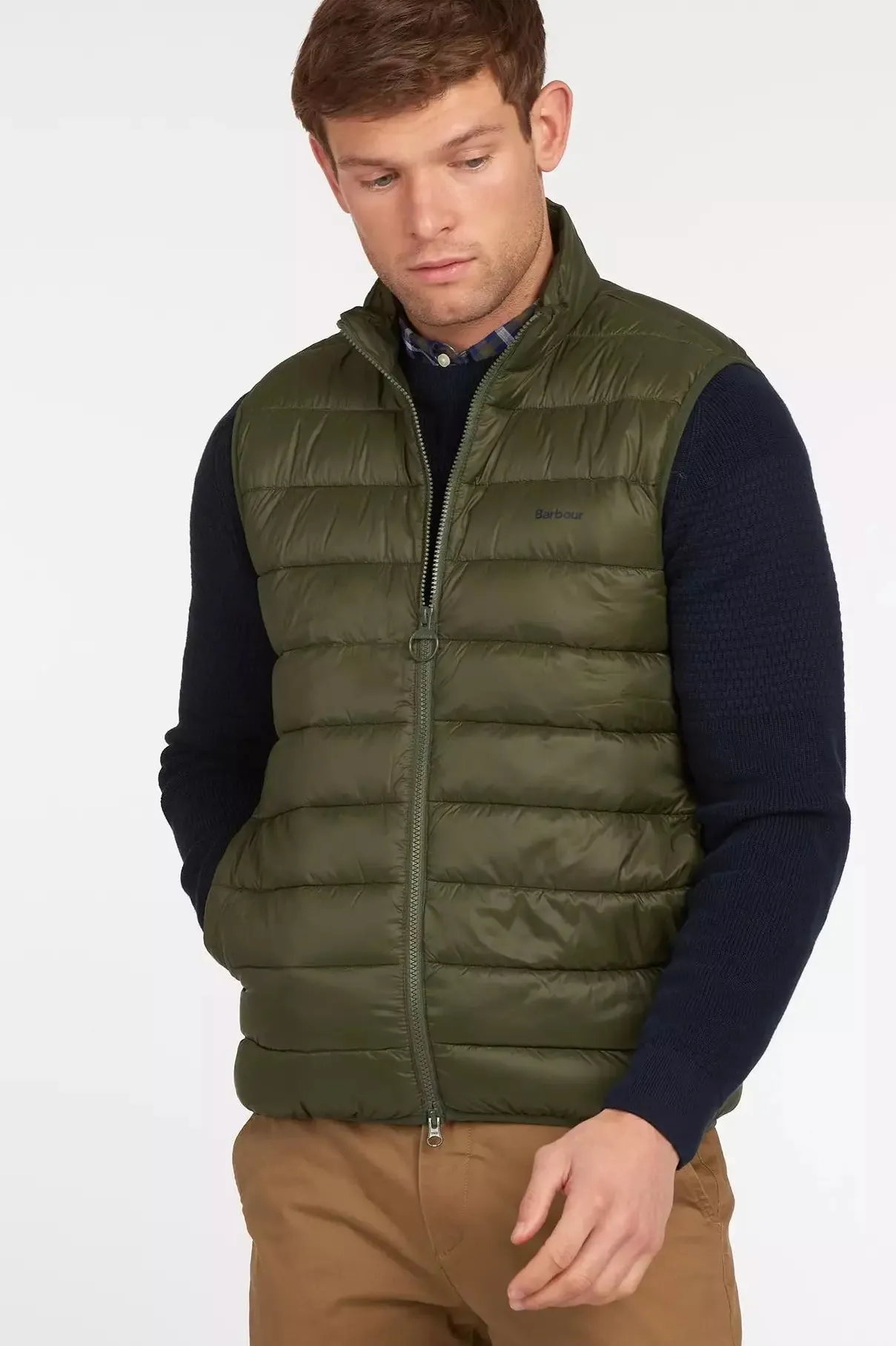 Barbour Gilet Bretby in Olive MGI0024OL51