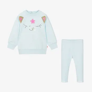 Billieblush Baby Blue Sweatshirt & Trousers Set