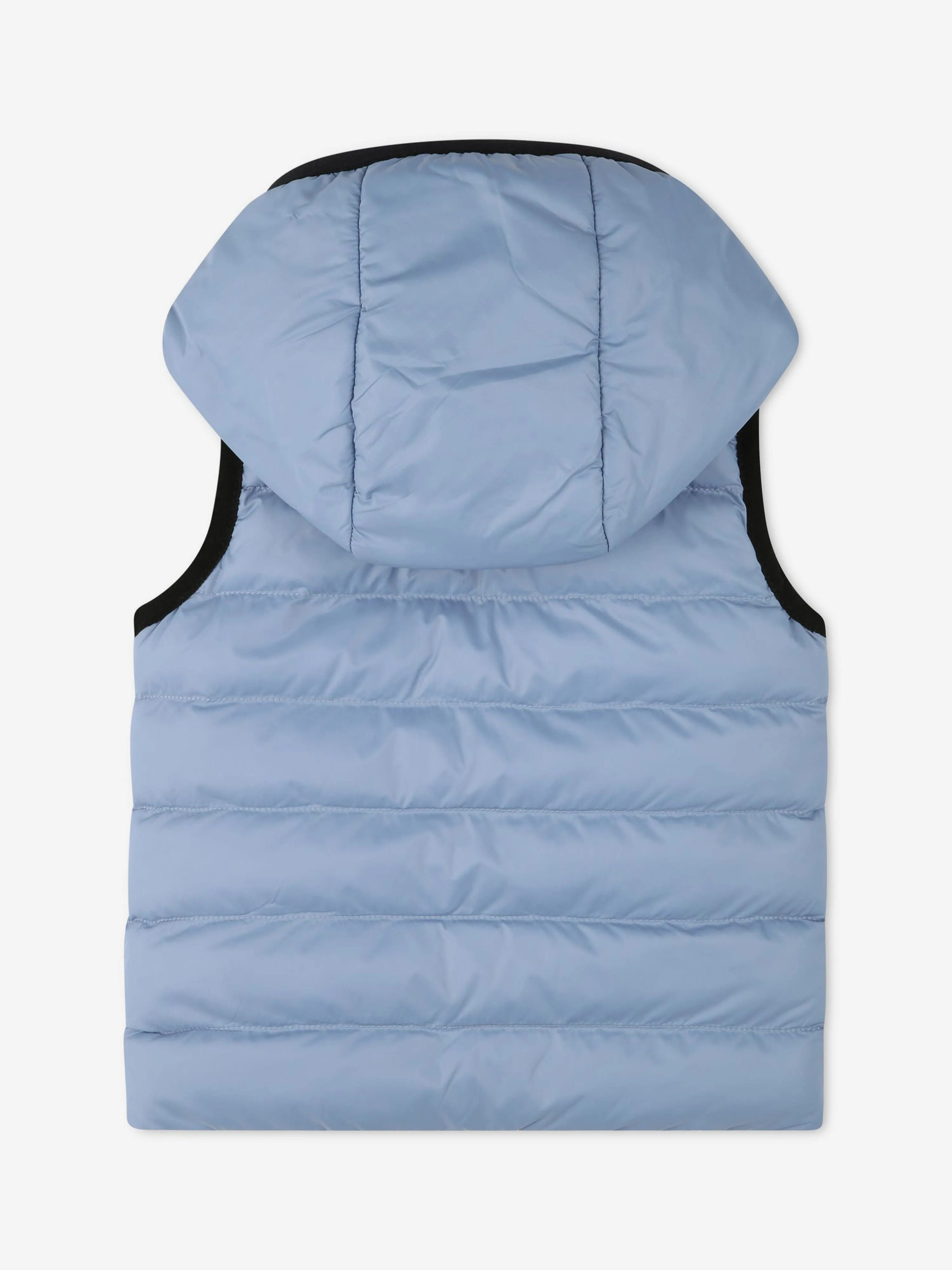 BOSS Baby Boys Reversible Puffer Gilet in Grey