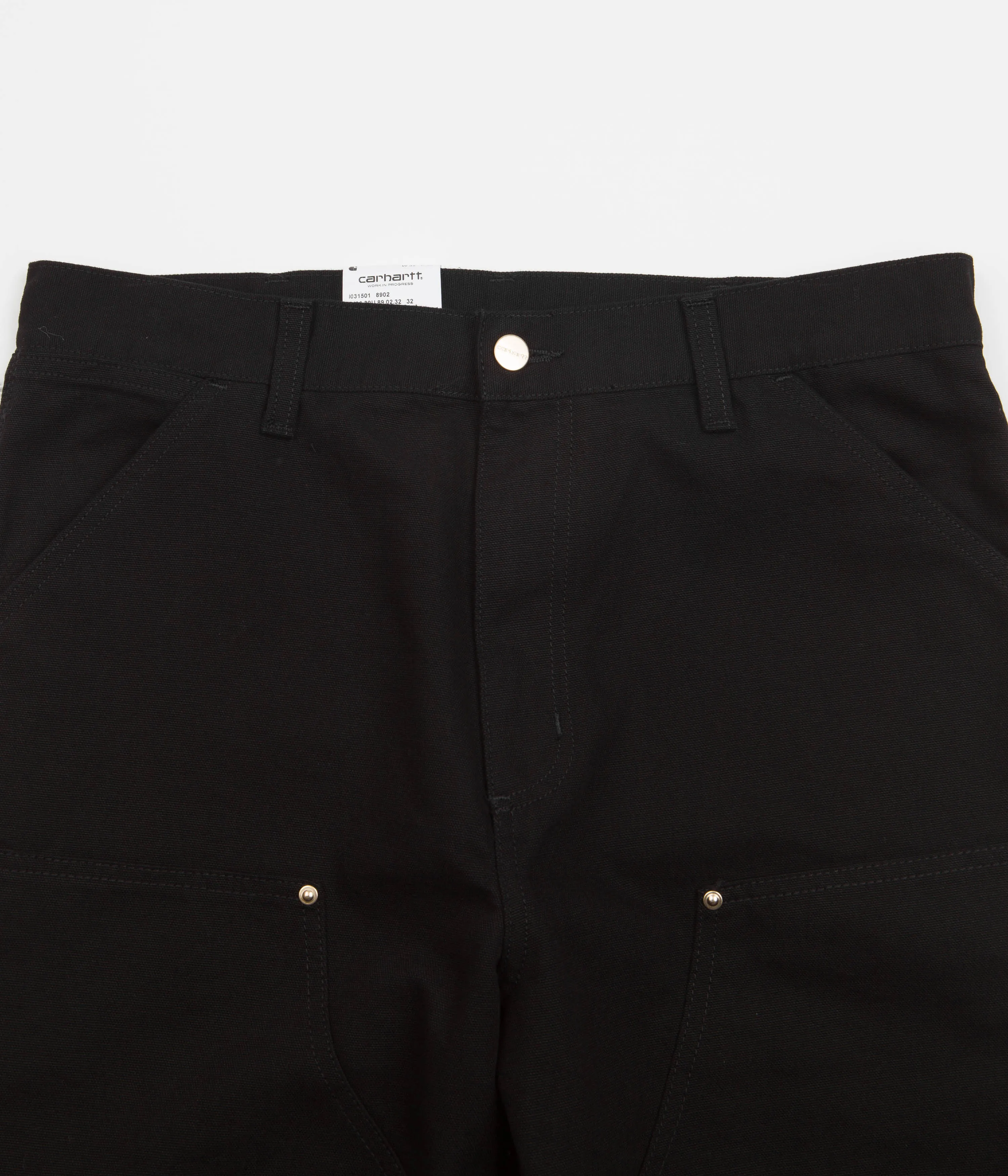 Carhartt Double Knee Pants - Black Rinsed