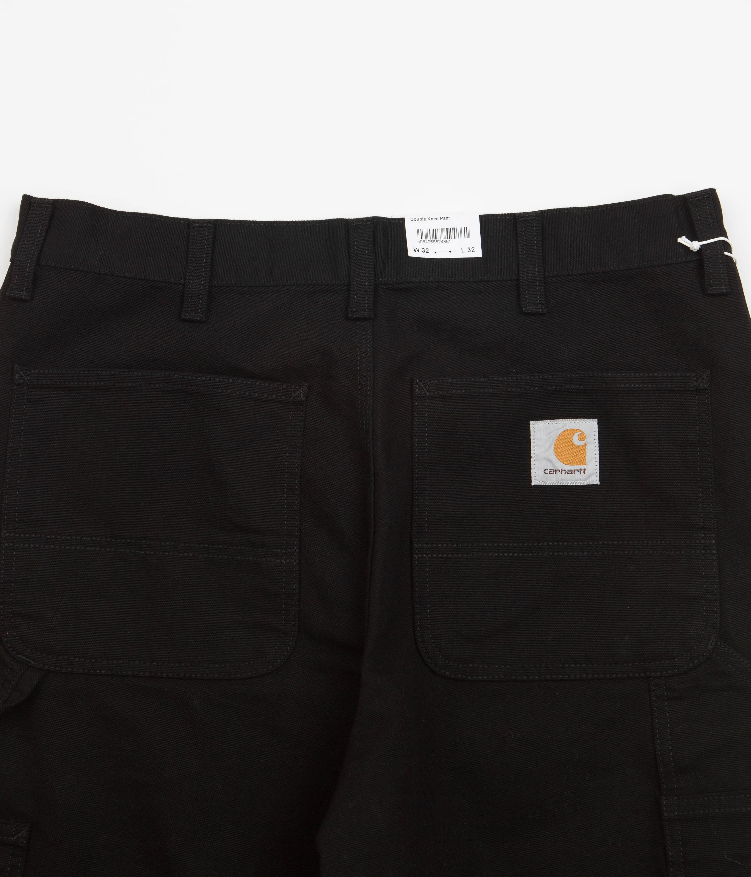 Carhartt Double Knee Pants - Black Rinsed