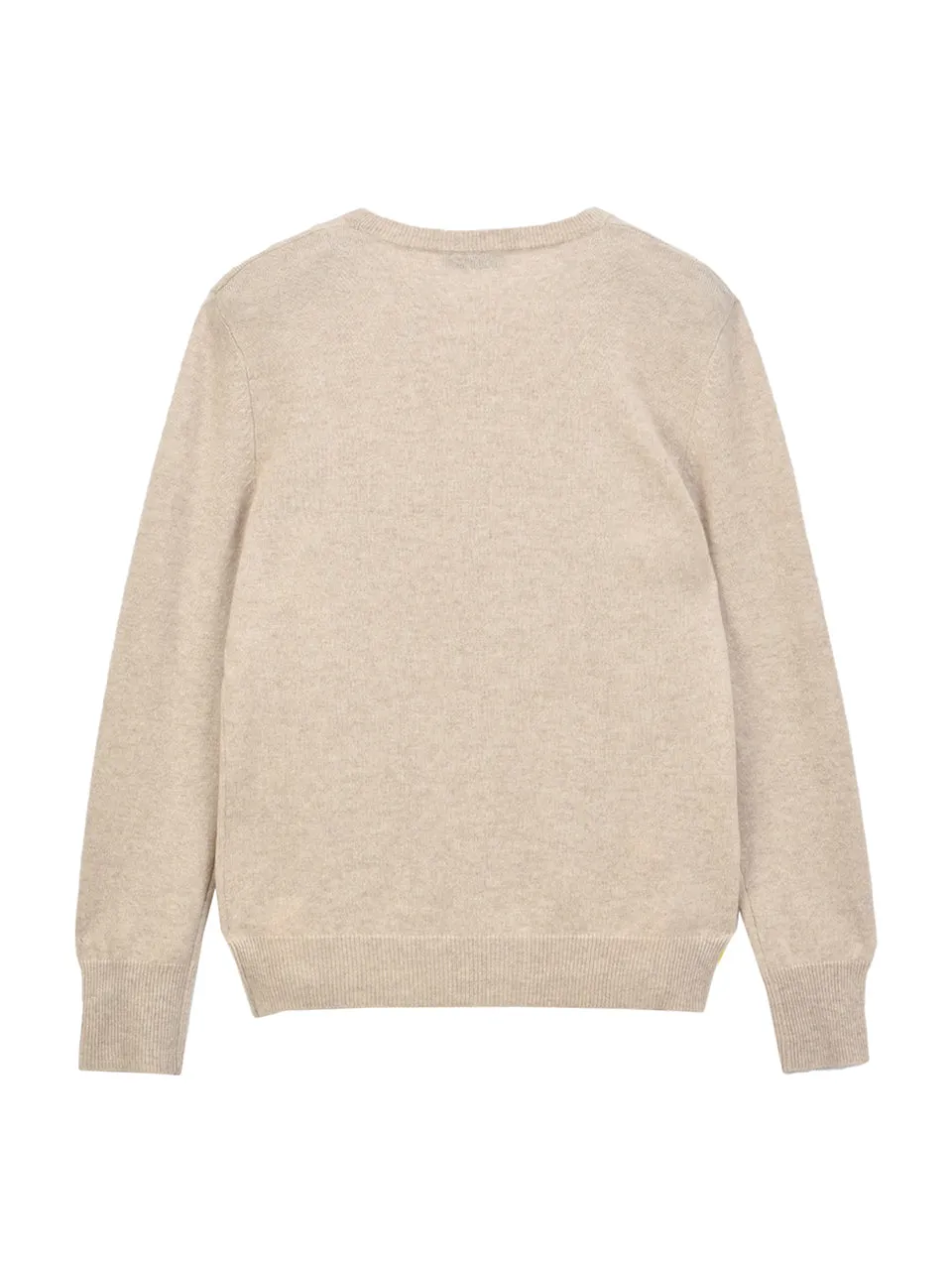 Classic Crew Neck Sweater_Oatmeal