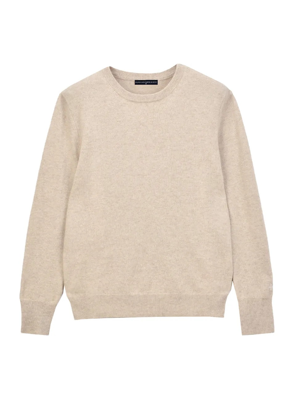 Classic Crew Neck Sweater_Oatmeal