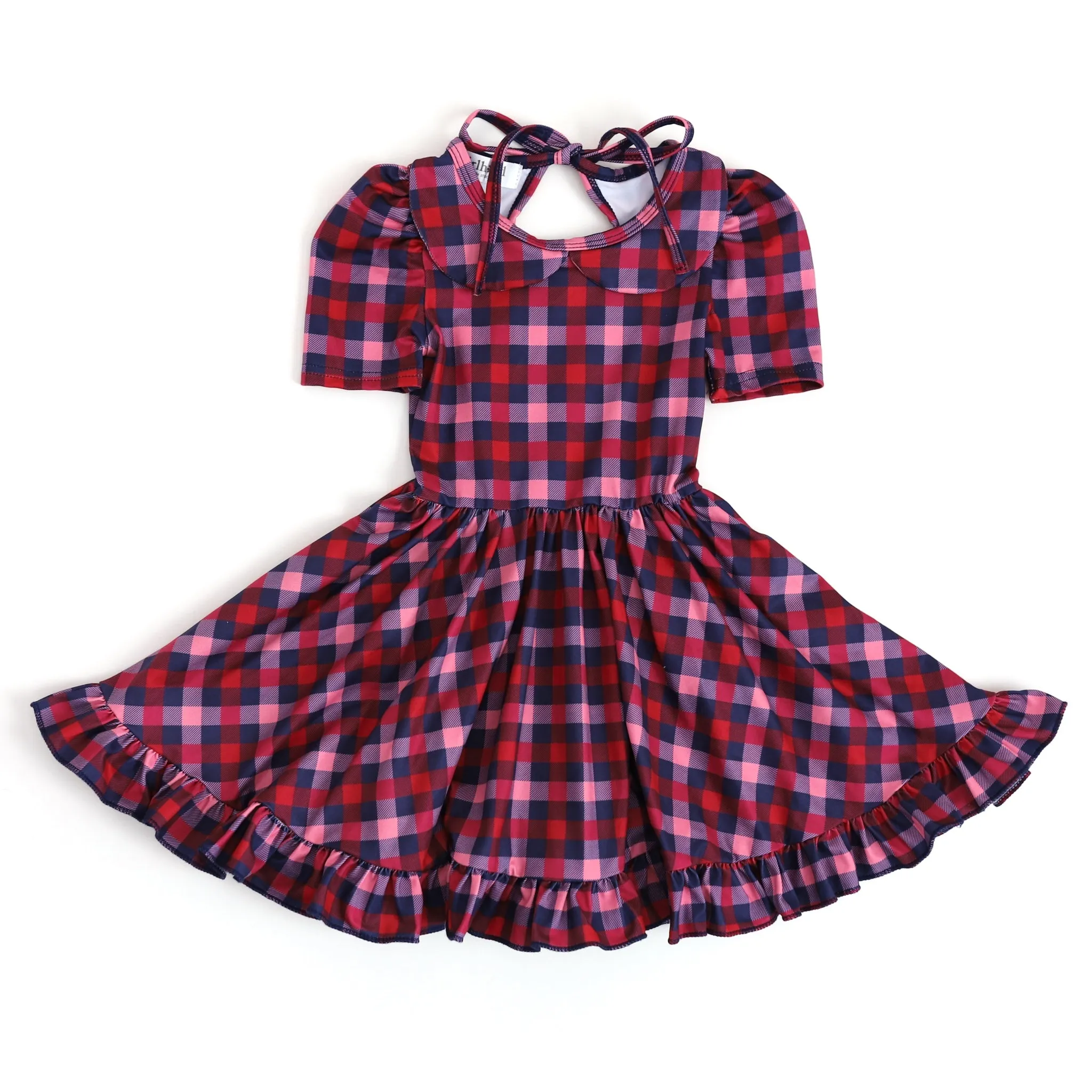 Classic Plaid Twirl Dress