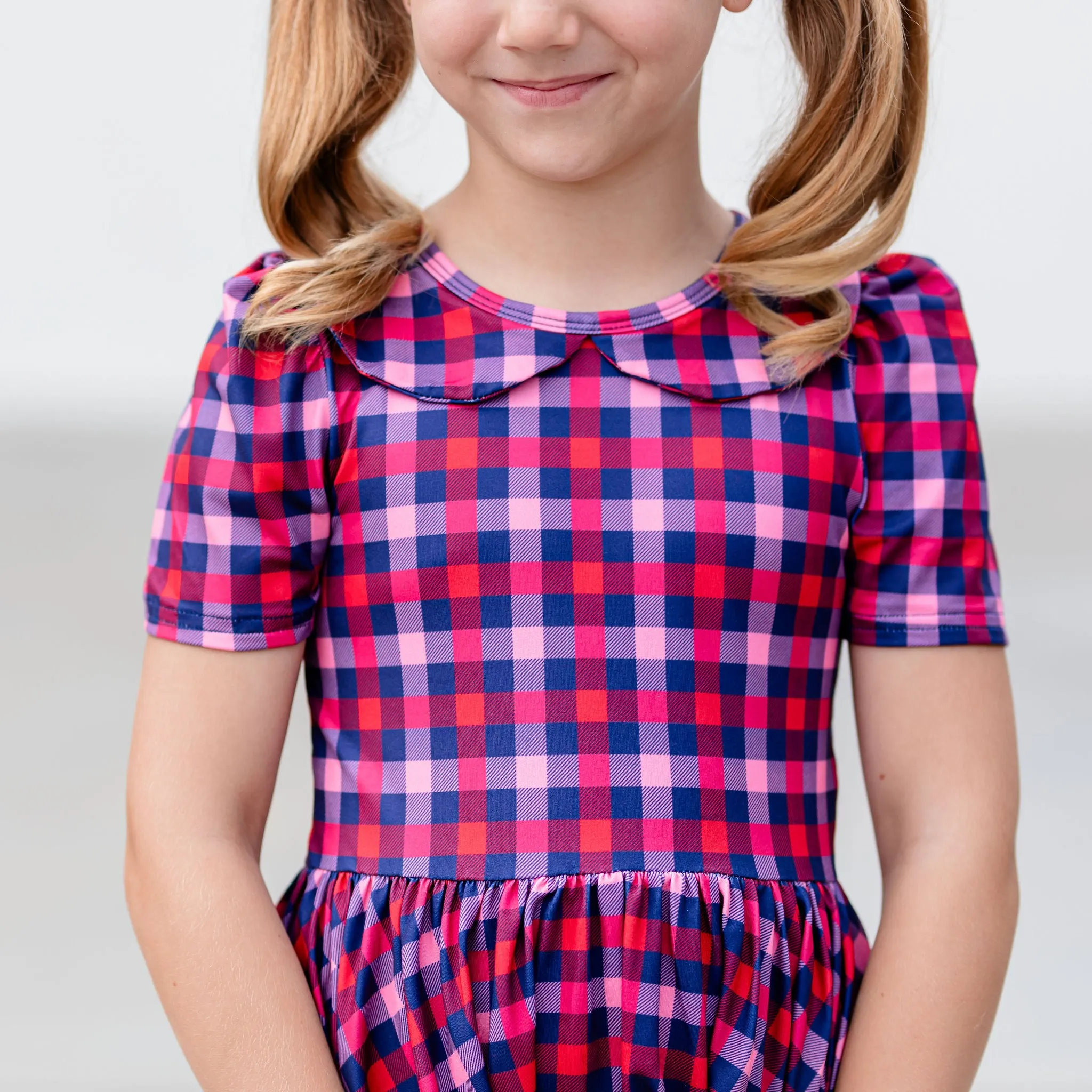 Classic Plaid Twirl Dress