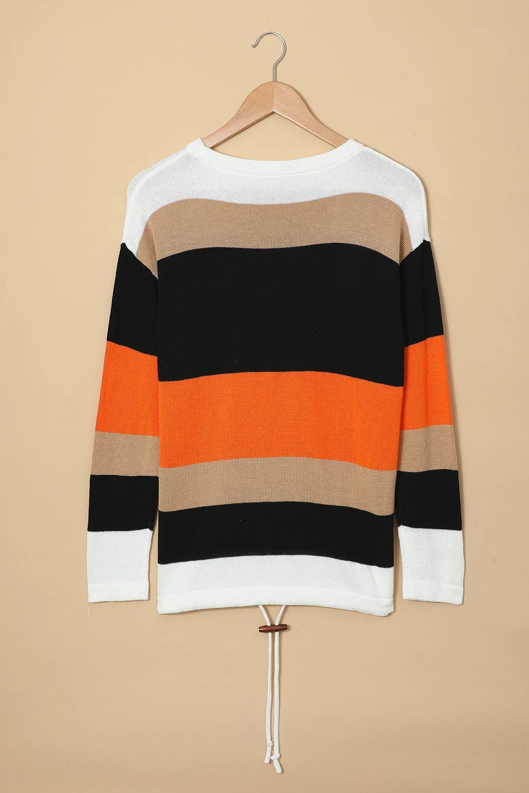 Color Block Knit Sweater