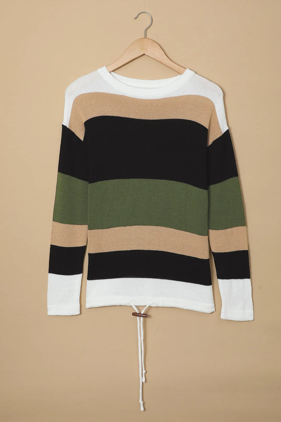 Color Block Knit Sweater