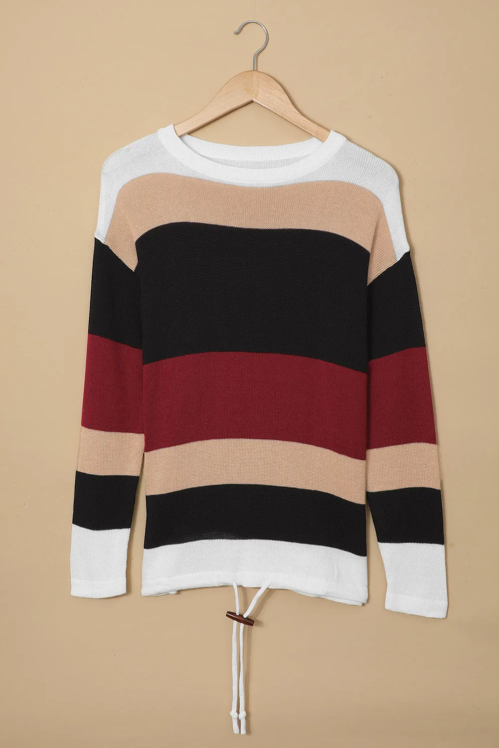 Color Block Knit Sweater