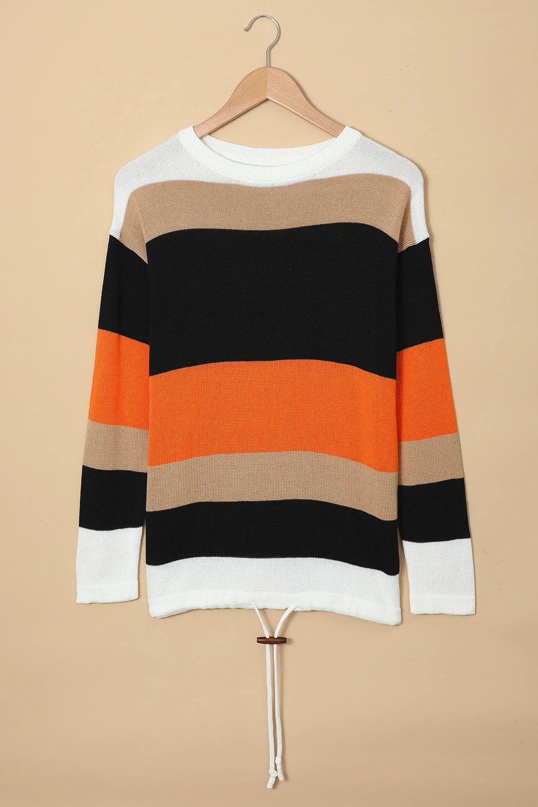 Color Block Knit Sweater