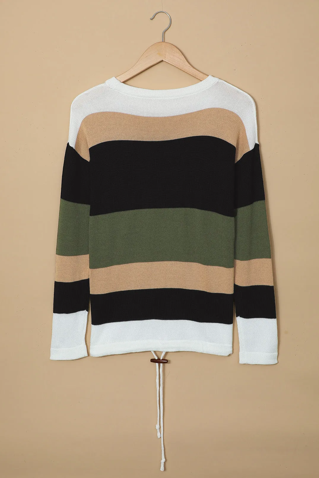 Color Block Knit Sweater