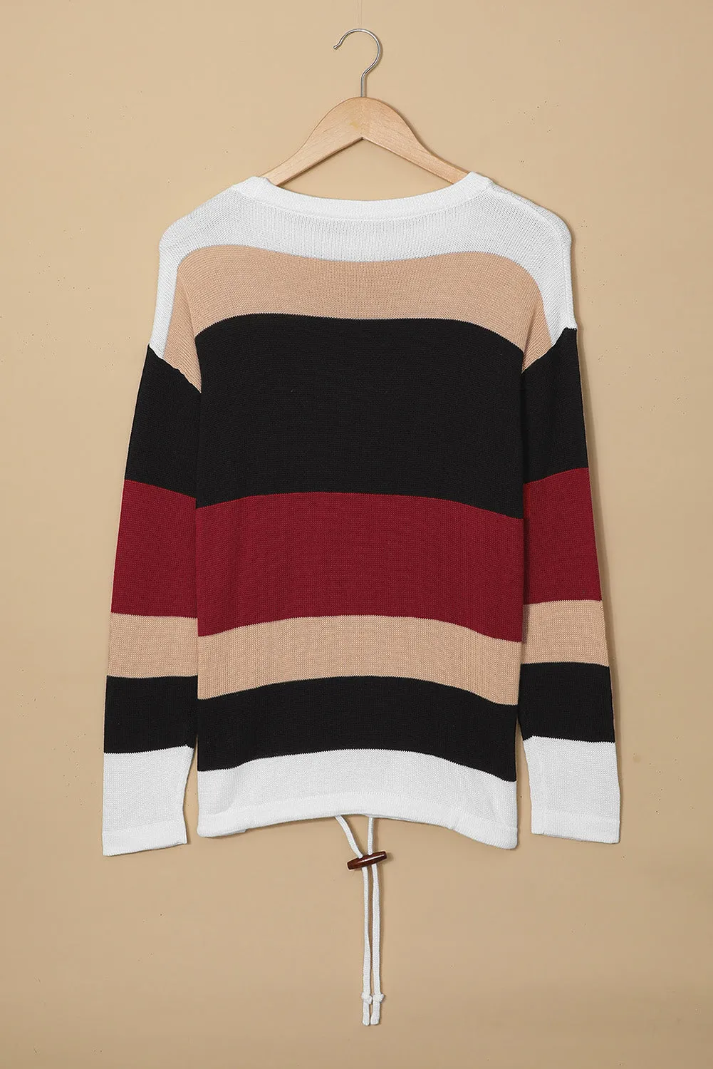 Color Block Knit Sweater