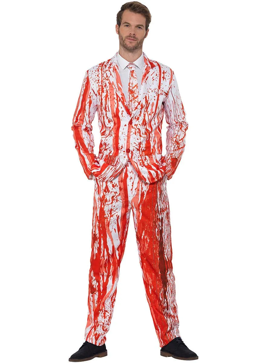 Creepy Blood Drip Mens Stand Out Halloween Suit