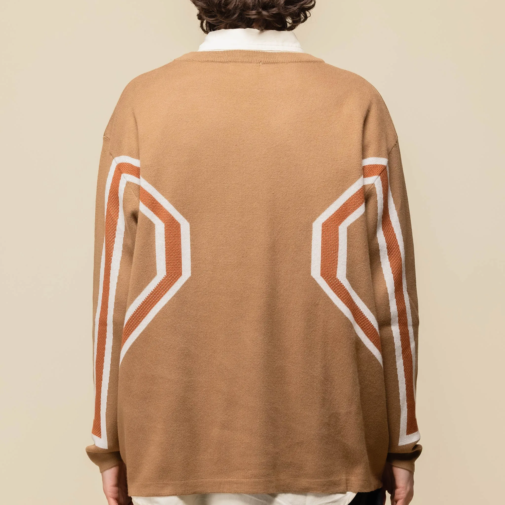 DEMARCOLAB - Idea from DD Knitted Sweater - Brown