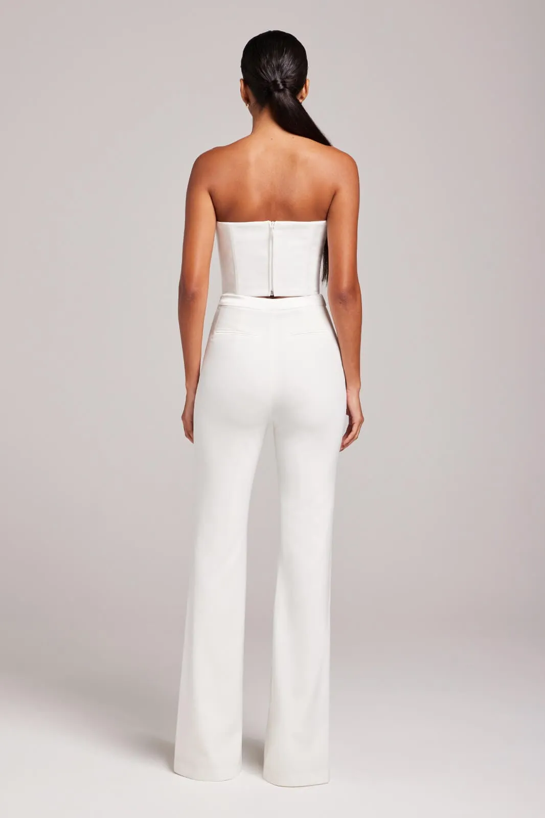 Ella White Corset Top