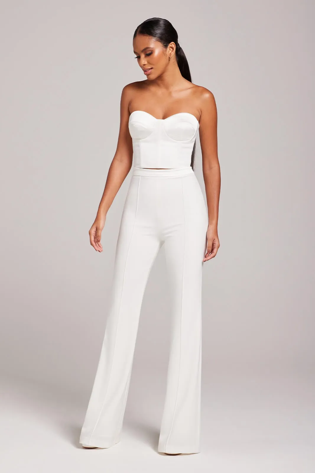 Ella White Corset Top