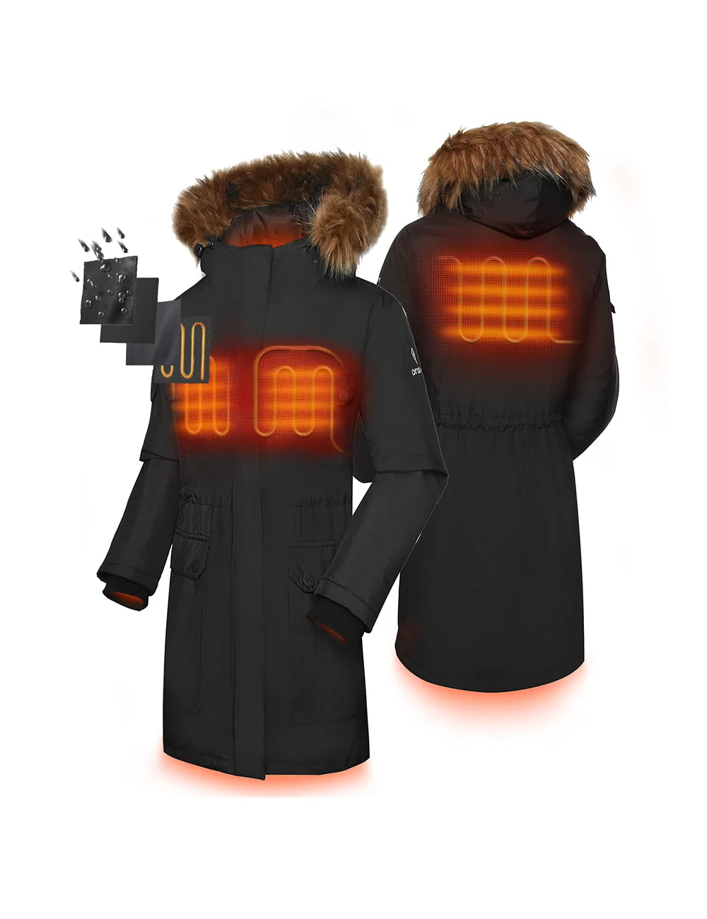 Final Sale - Women's Heated Thermolite® Parka (3 Heating Zones) (Battery Set Not Included)