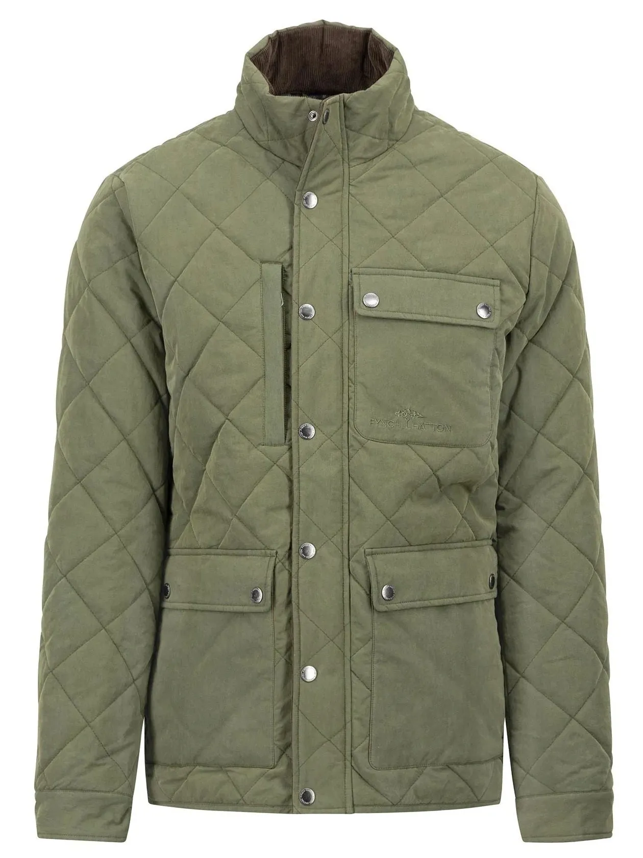 FYNCH HATTON Quilted Field Jacket - Men's – Khaki