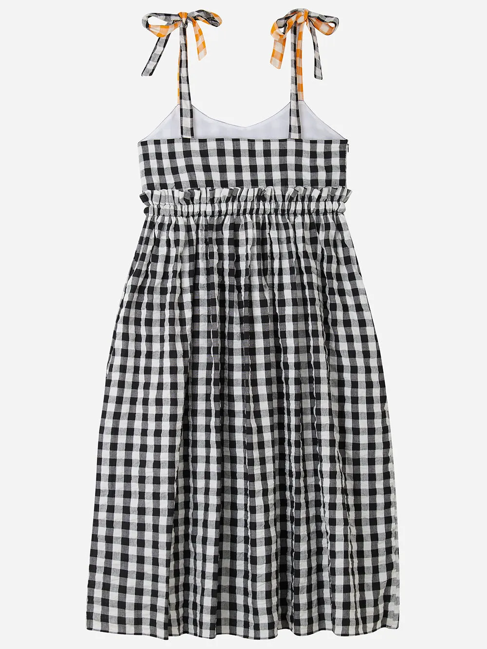 Gingham Tie Dress