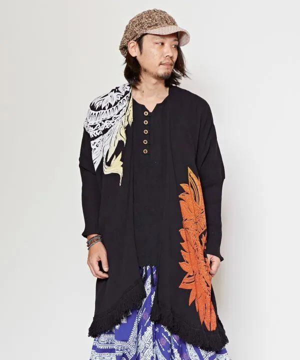 Gradient Tribal Flower KIMONO Cardigan