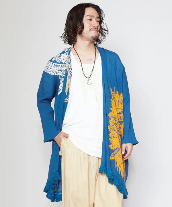 Gradient Tribal Flower KIMONO Cardigan