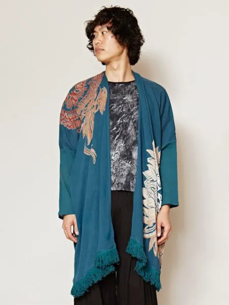 Gradient Tribal Flower KIMONO Cardigan