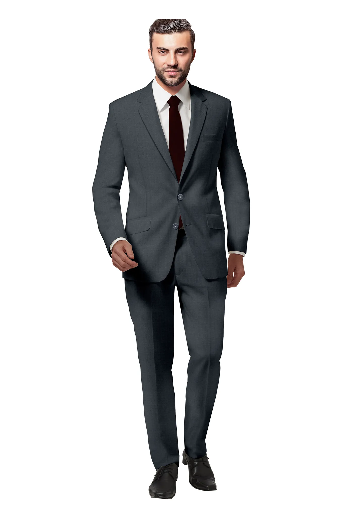 Grey Prince of Wales Check Suit