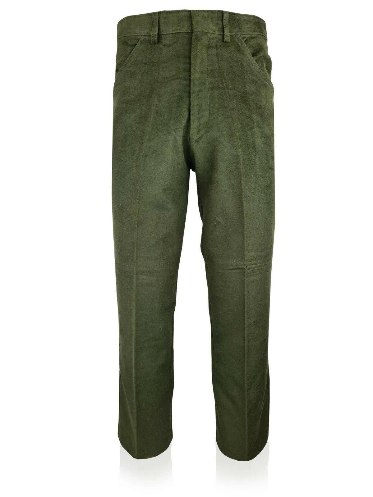 Hazy Blue Mens Moleskin Heavy Weight Stretch Trousers