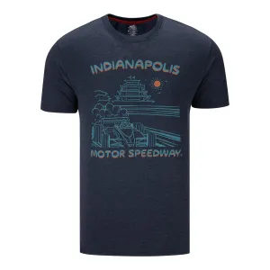 Indianapolis Motor Speedway Sunset Recycled Soft T-Shirt