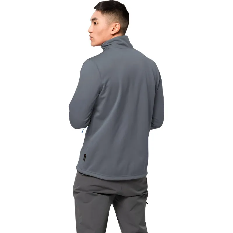 Jack Wolfskin Horizon Mens Fleece Jacket - Pebble Grey