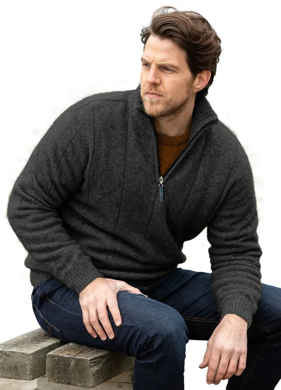 Javelin Zip Neck - Noble Wilde Possum Merino