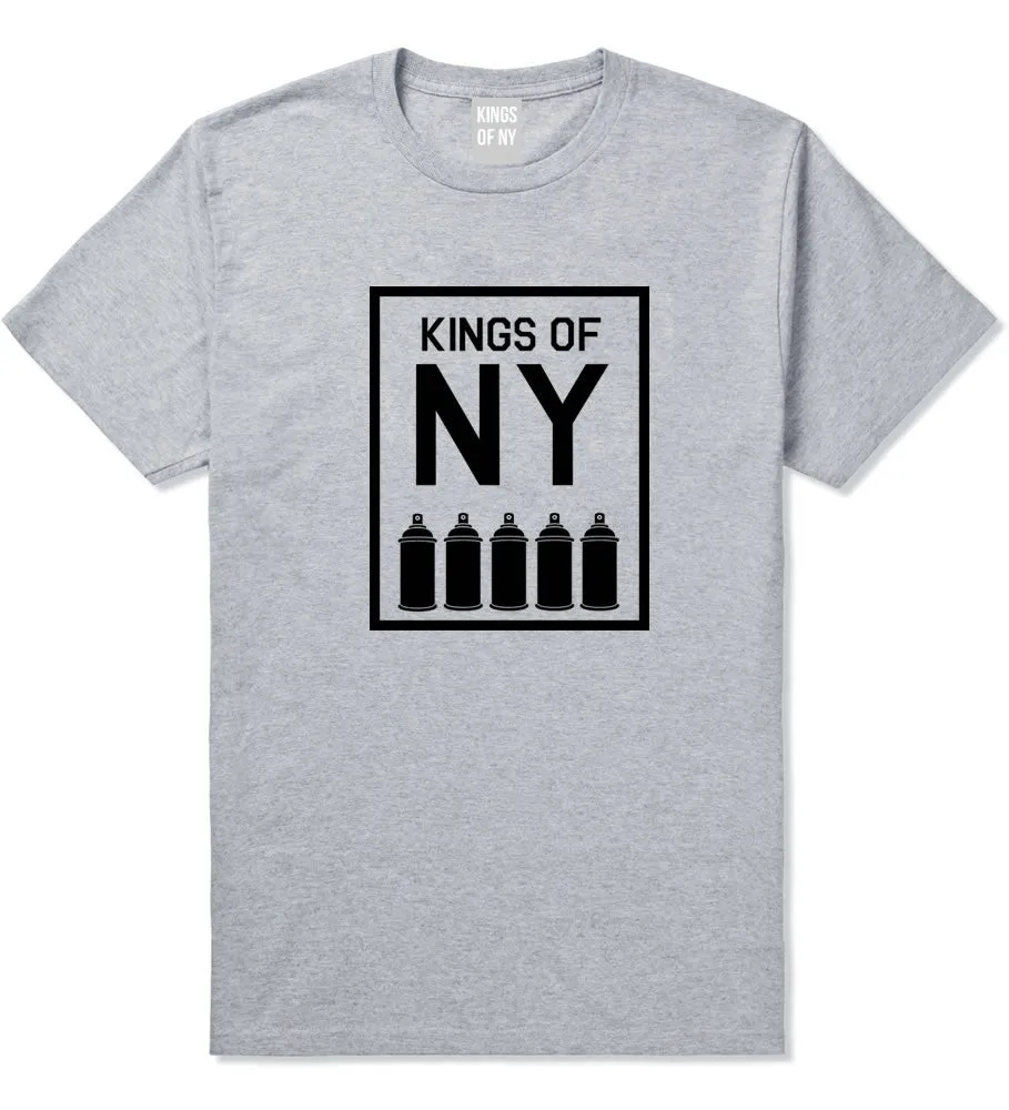 Kings Of NY Spray Can Graffiti Art T-Shirt