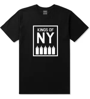 Kings Of NY Spray Can Graffiti Art T-Shirt