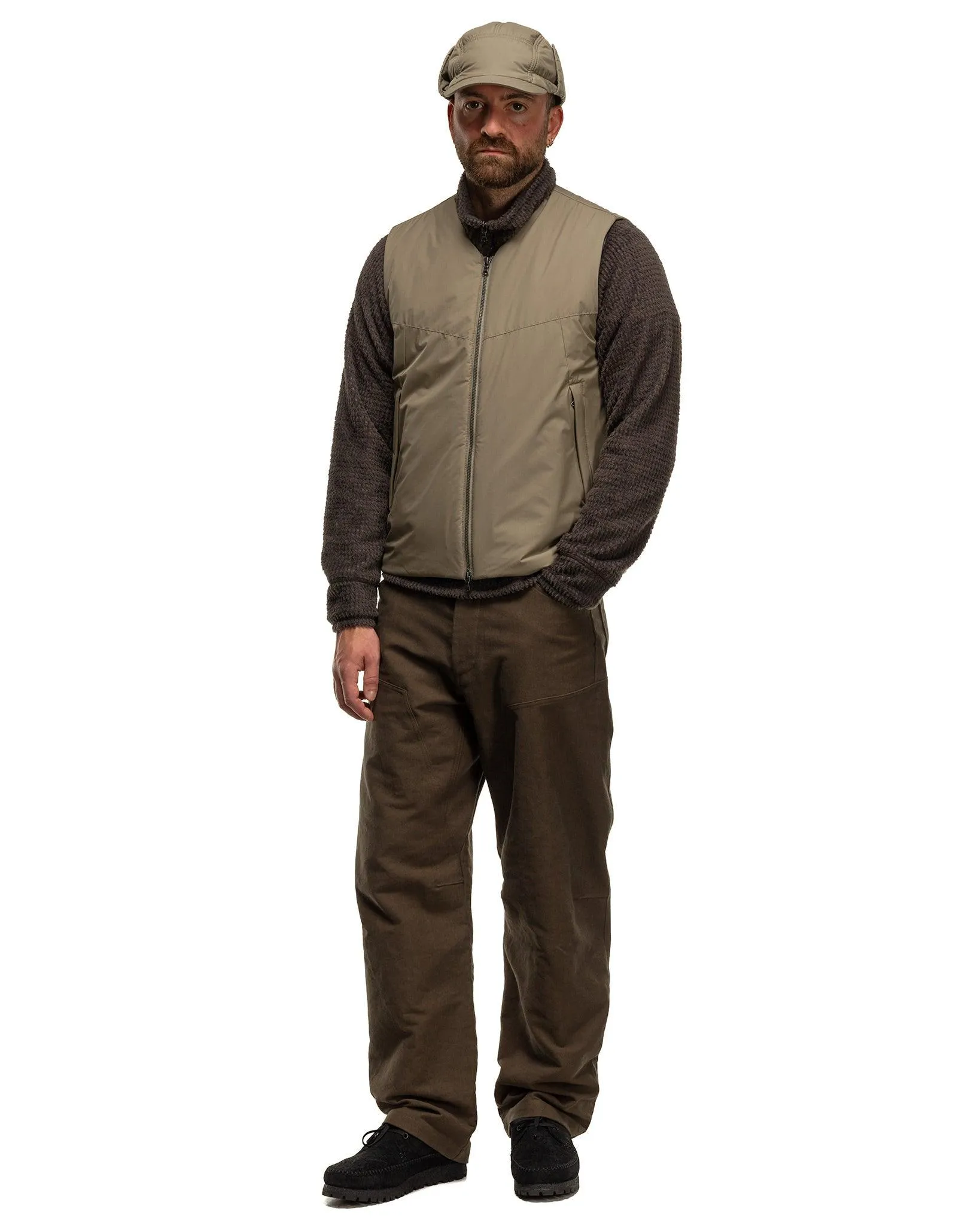 Logan Vest - GORE-TEX WINDSTOPPER® 2L Nylon Ripstop / Primaloft® Drab