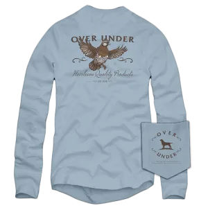 L/S Heirloom Quail T-Shirt Skyride