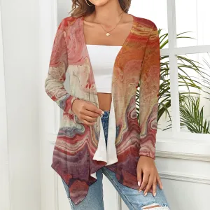 Mauve Marble Cardigan