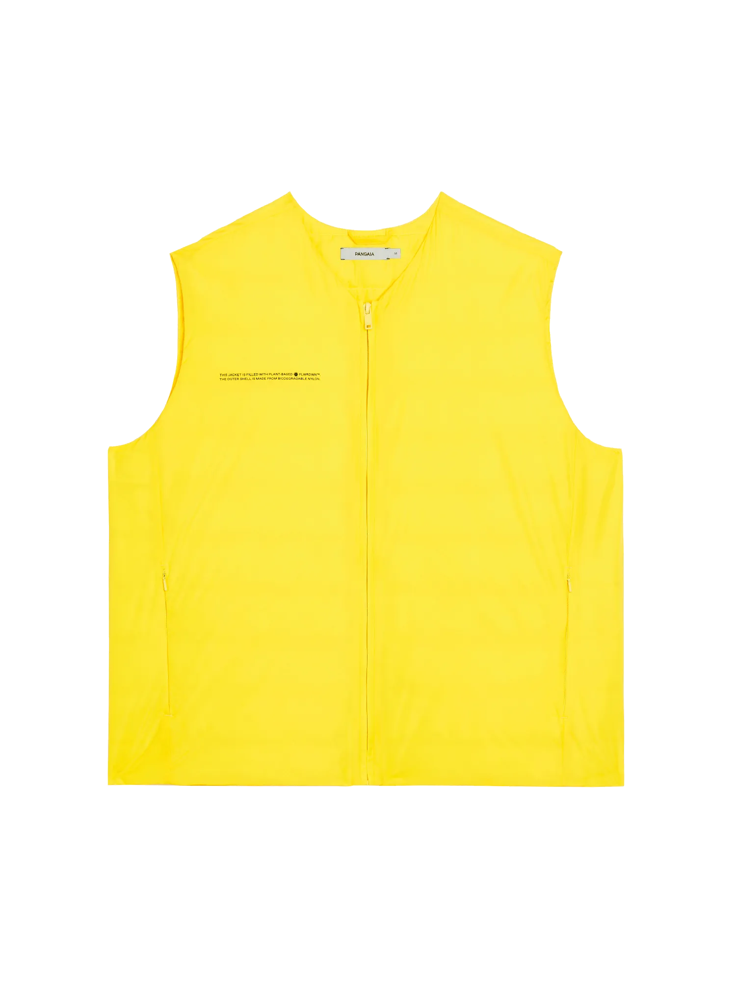 Men FLWRDWN™ Lite Puffer Vest—saffron yellow