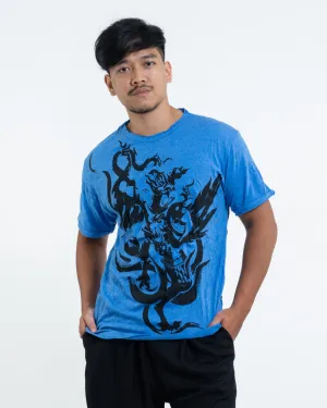 Mens Garuda T-Shirt in Blue