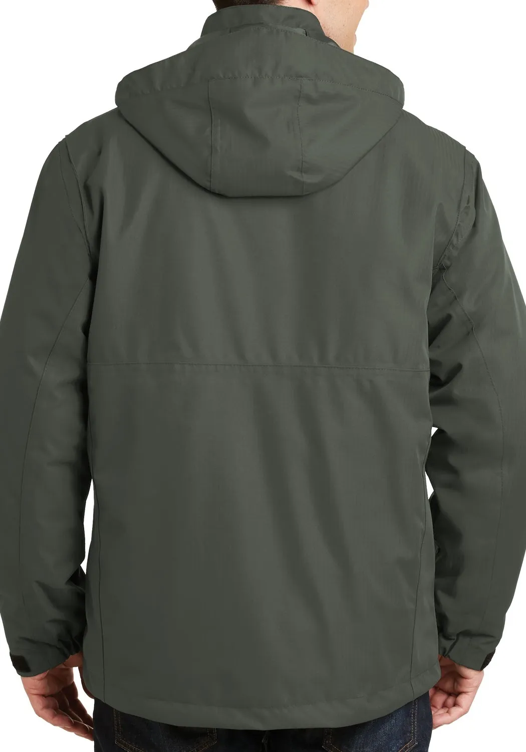 Men's Hooded Insulated 3-In-1 Parka Jacket