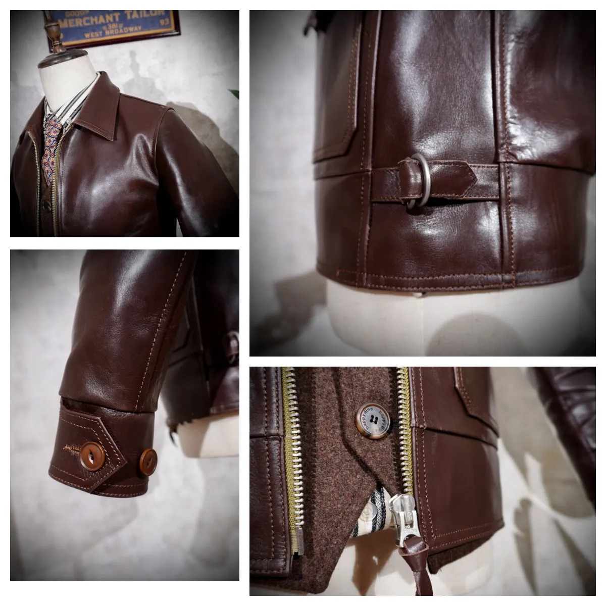 Men's Type A-2 Flight Leather Jacket