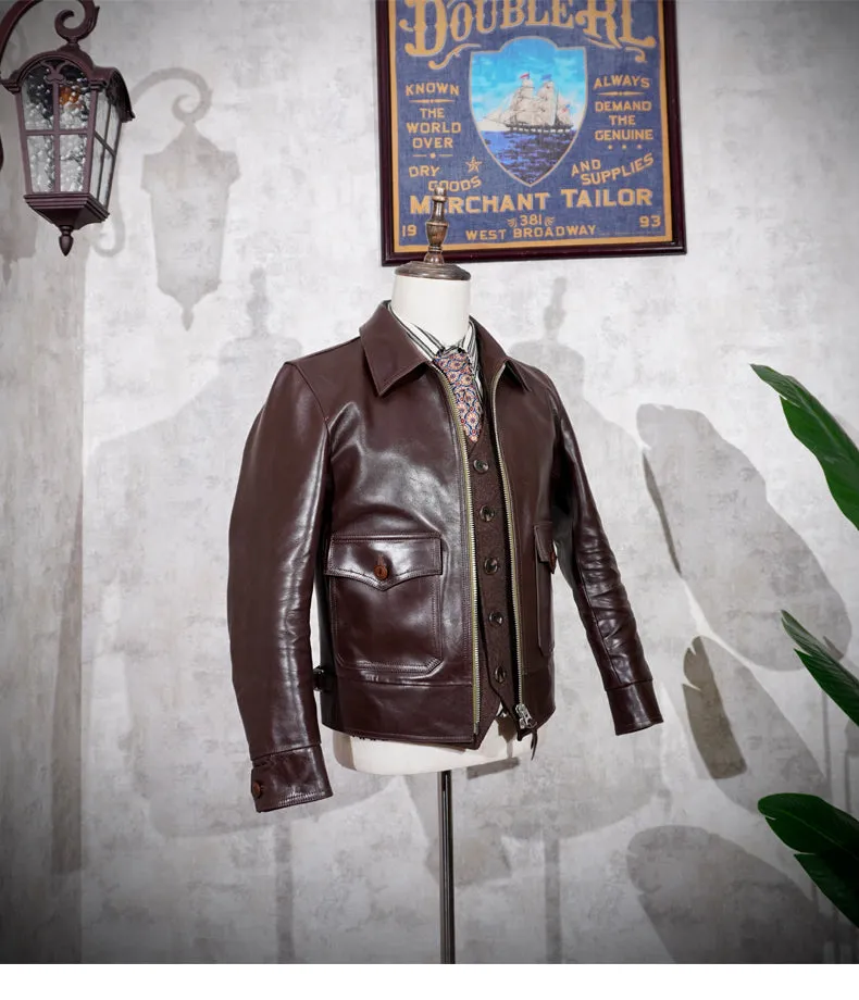 Men's Type A-2 Flight Leather Jacket