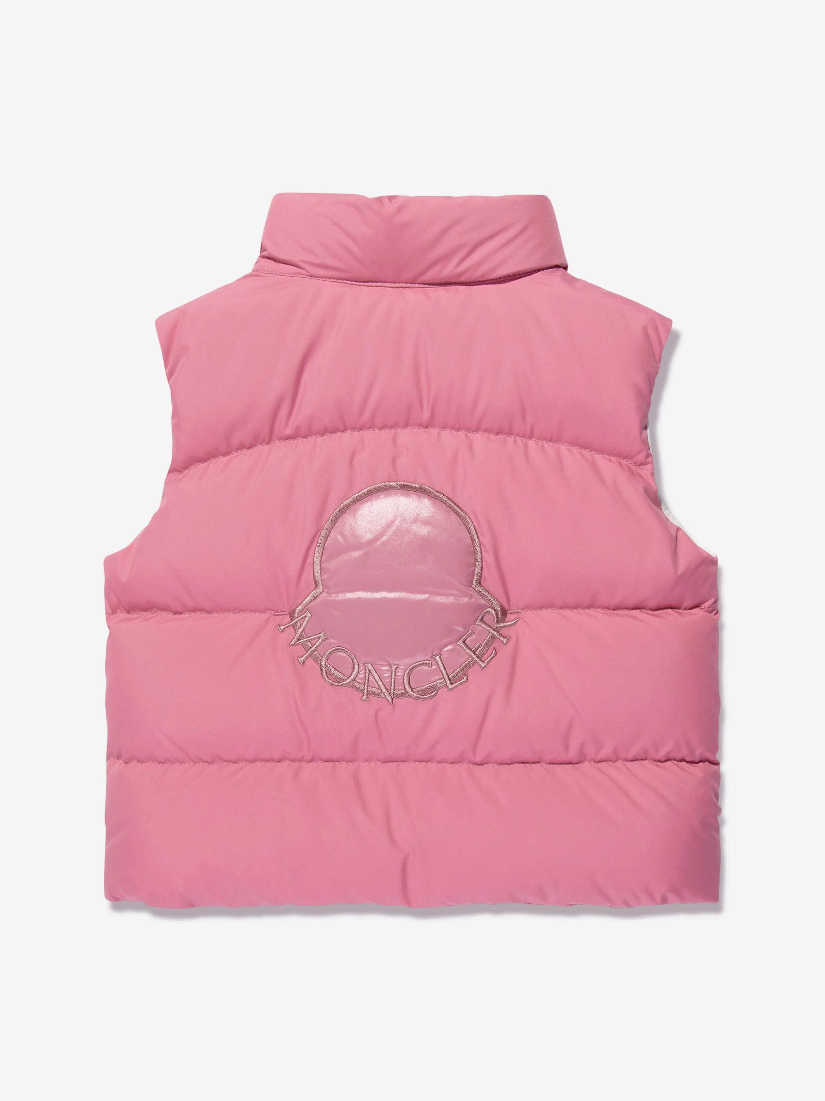 Moncler Enfant Baby Girls Down Padded Lida Gilet in Pink