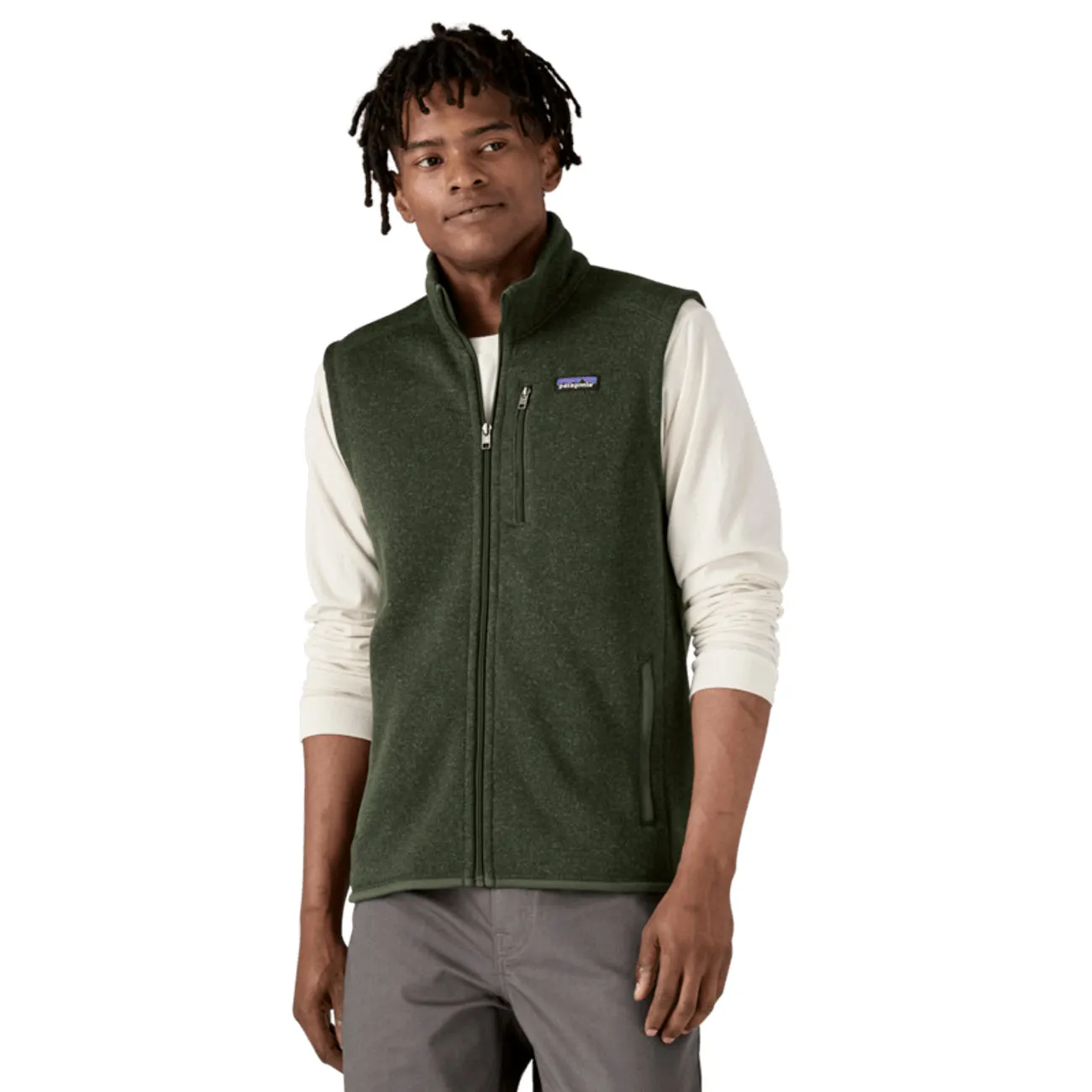 M's Better Sweater® Fleece Vest – Torrey Pine Green