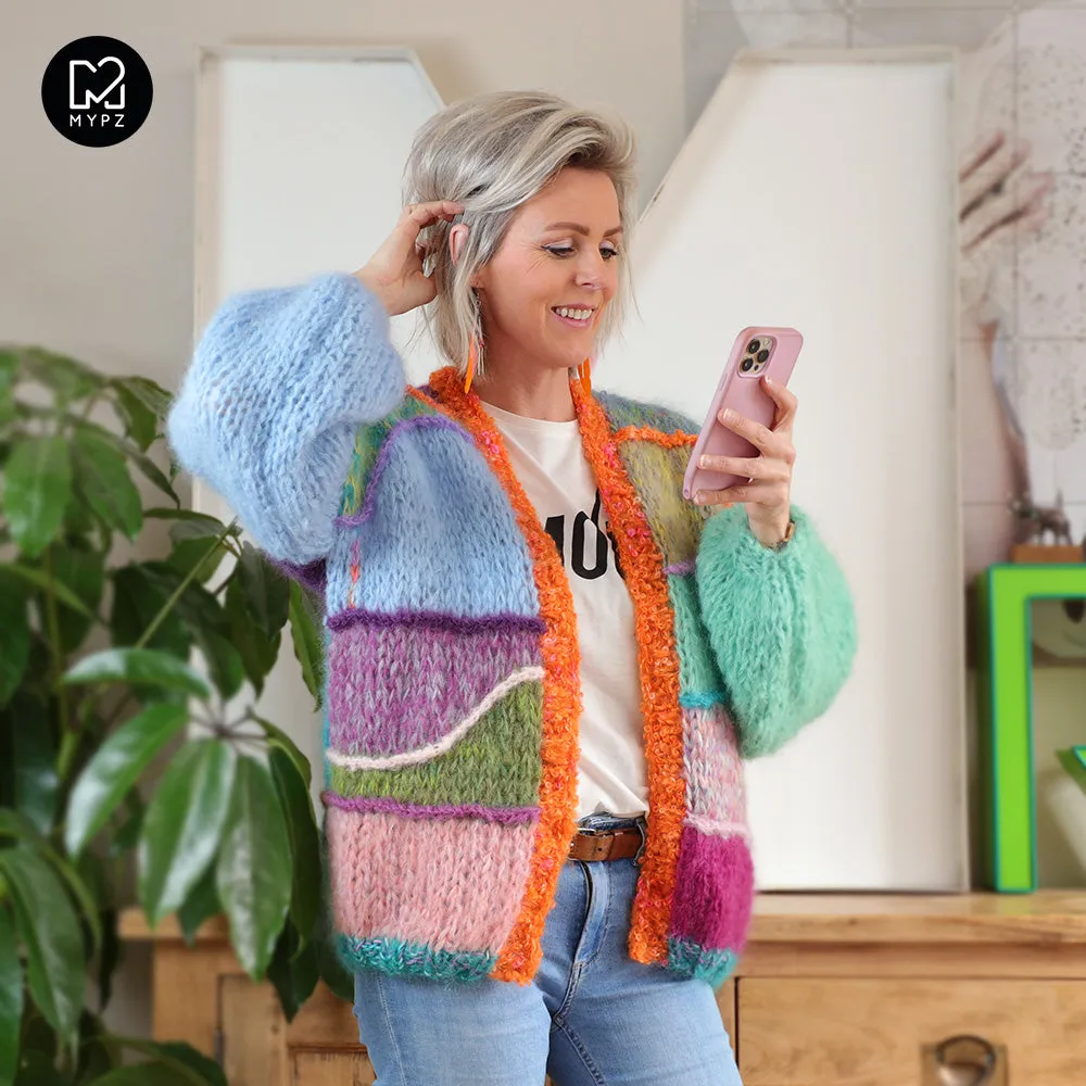 MYPZ Chunky Mohair Cardigan Landscapes