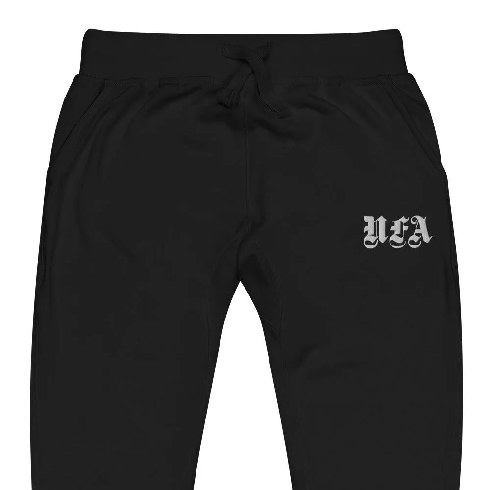 NFA Embroidered fleece sweatpants