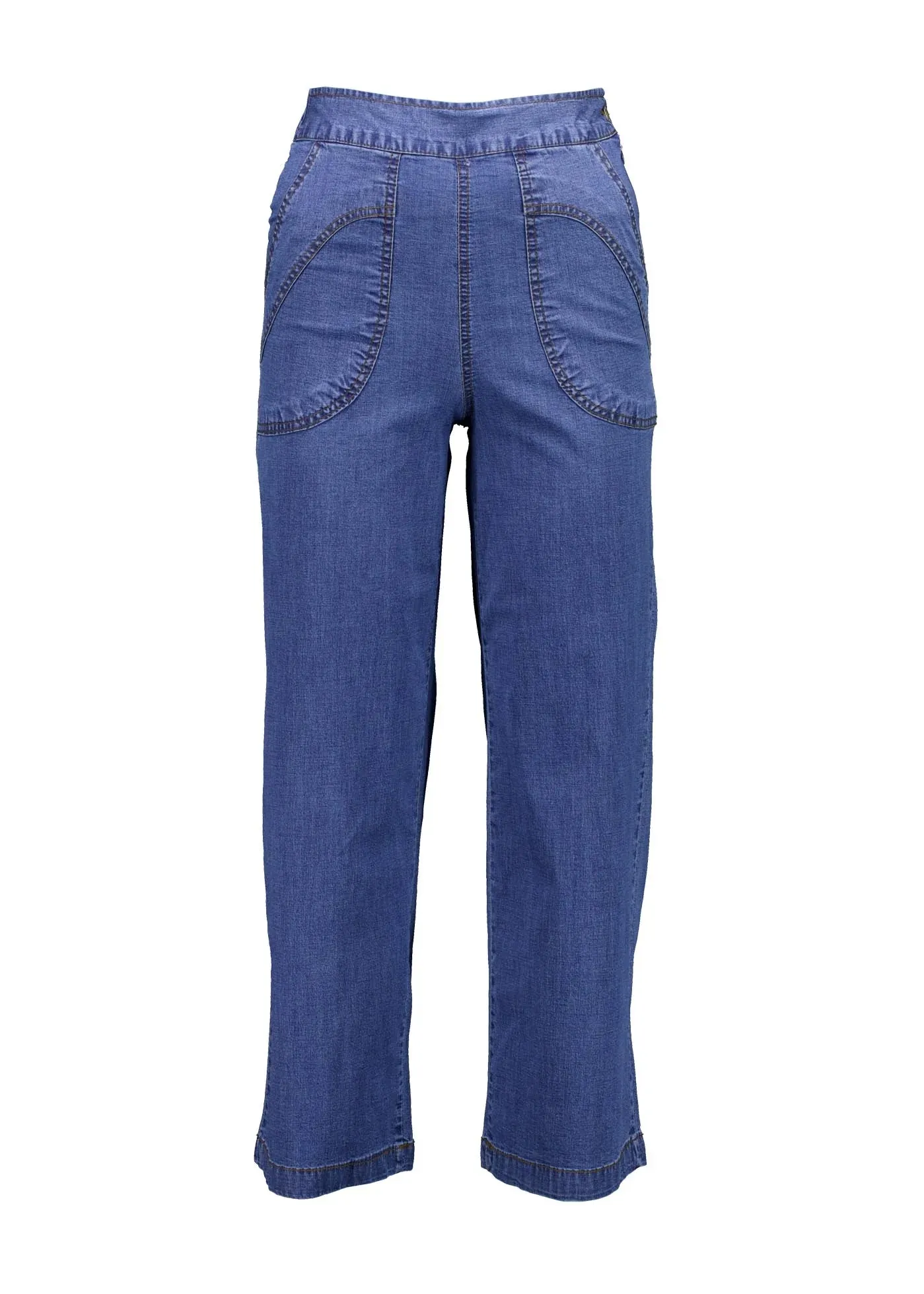 Olga de Polga Peggy Ligera Jeans - Light Wash in Summer Denim